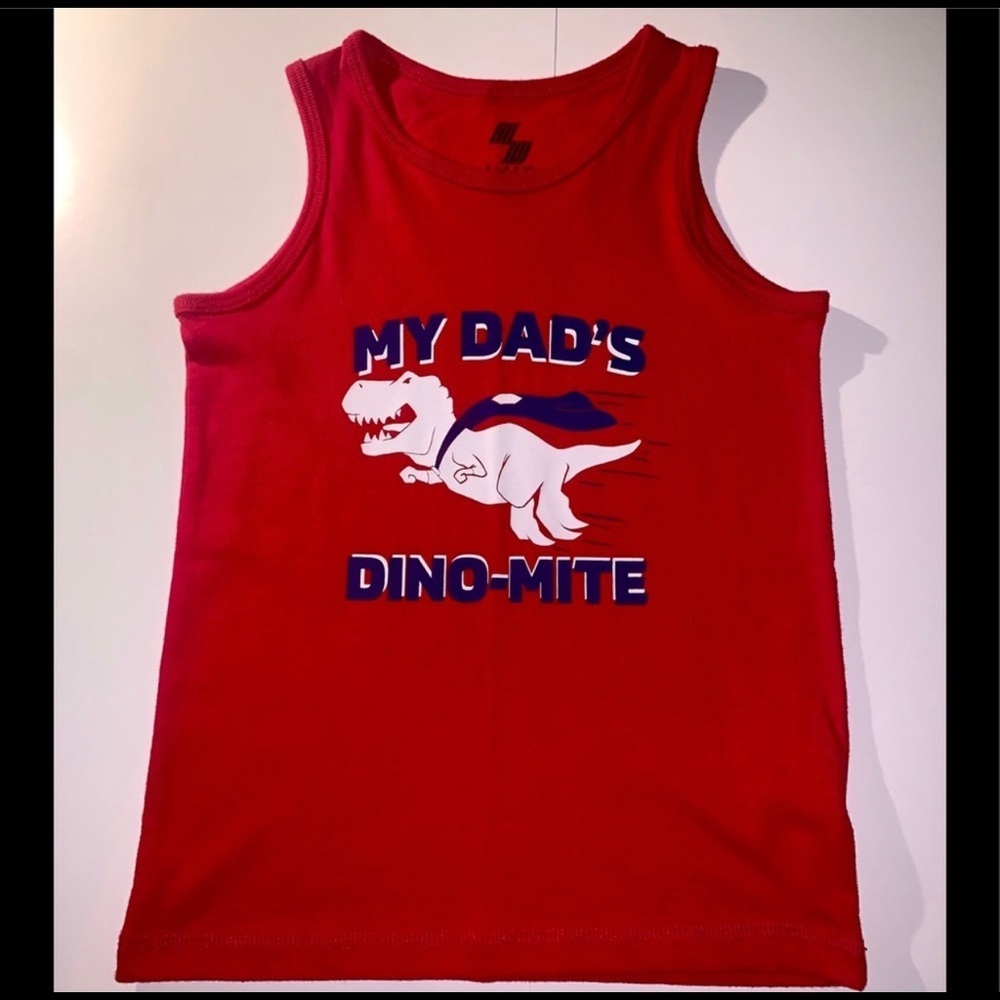 Boys Dinosaurs tank top